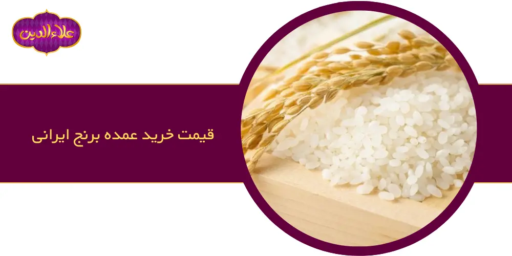 نزخ خرید برنج ایرانی بصورت عمده