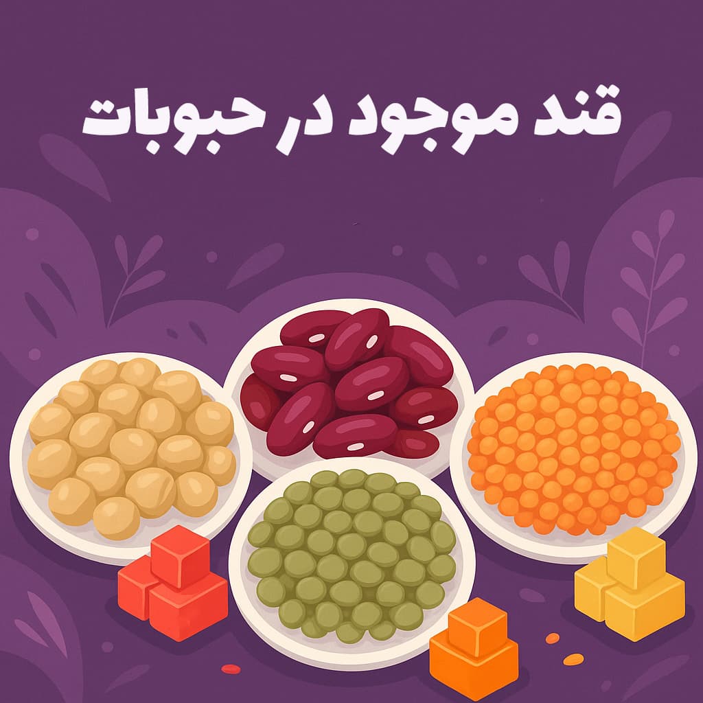 قند موجود در حبوبات